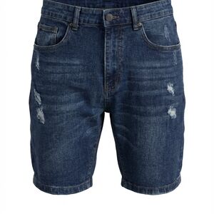 Riot Empire Men's Blue Denim Shorts